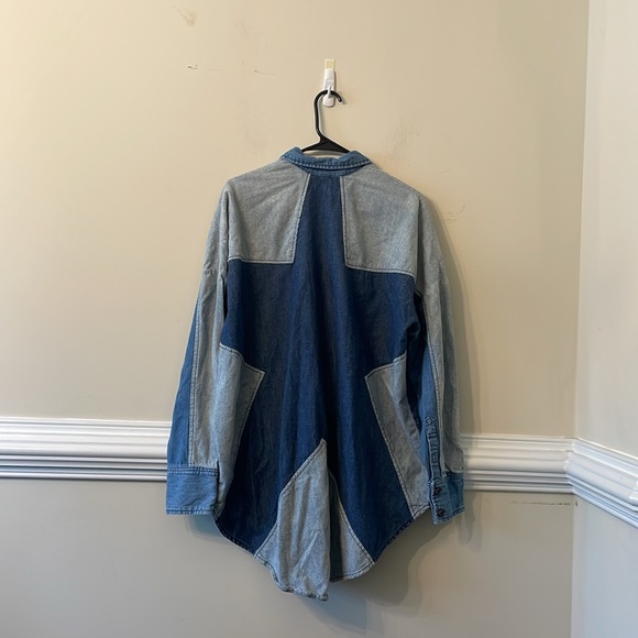 Free People Superstar Chambray Shirt - Picture 5 of 5